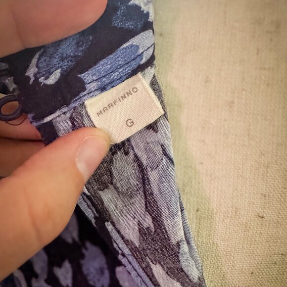 Marfinno Multi-Blue Maxi Dress – Size Large (G) | Made in Brazil - Picture 10 of 11